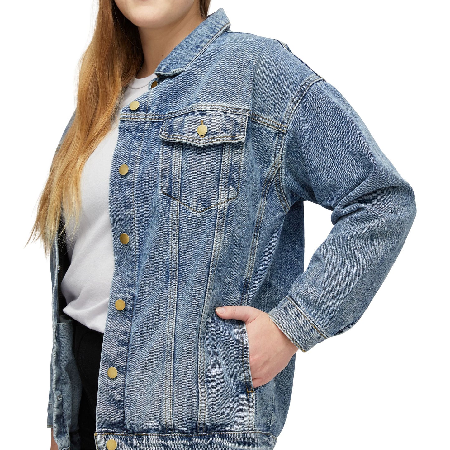 Women’s Oversized Denim Jacket for Casual Chic Style