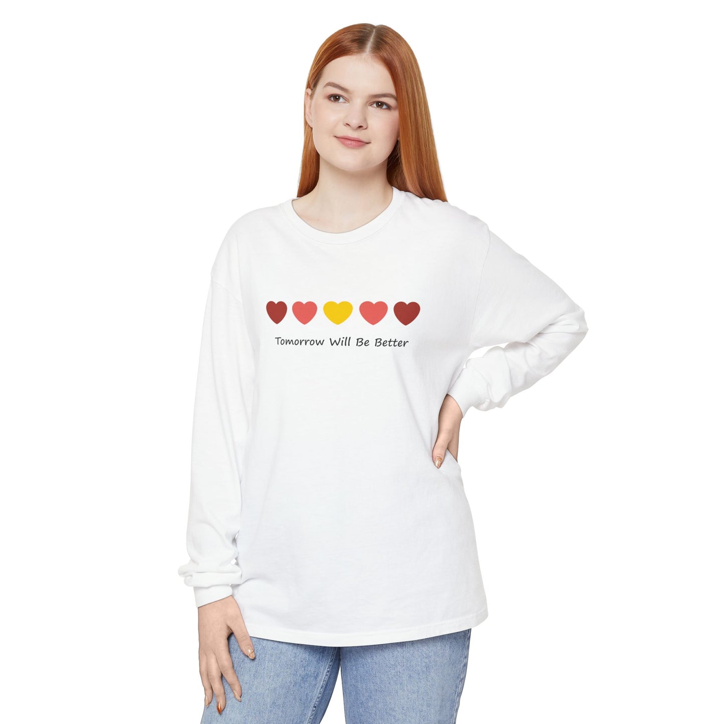Unisex Garment-dyed Long Sleeve T-Shirt