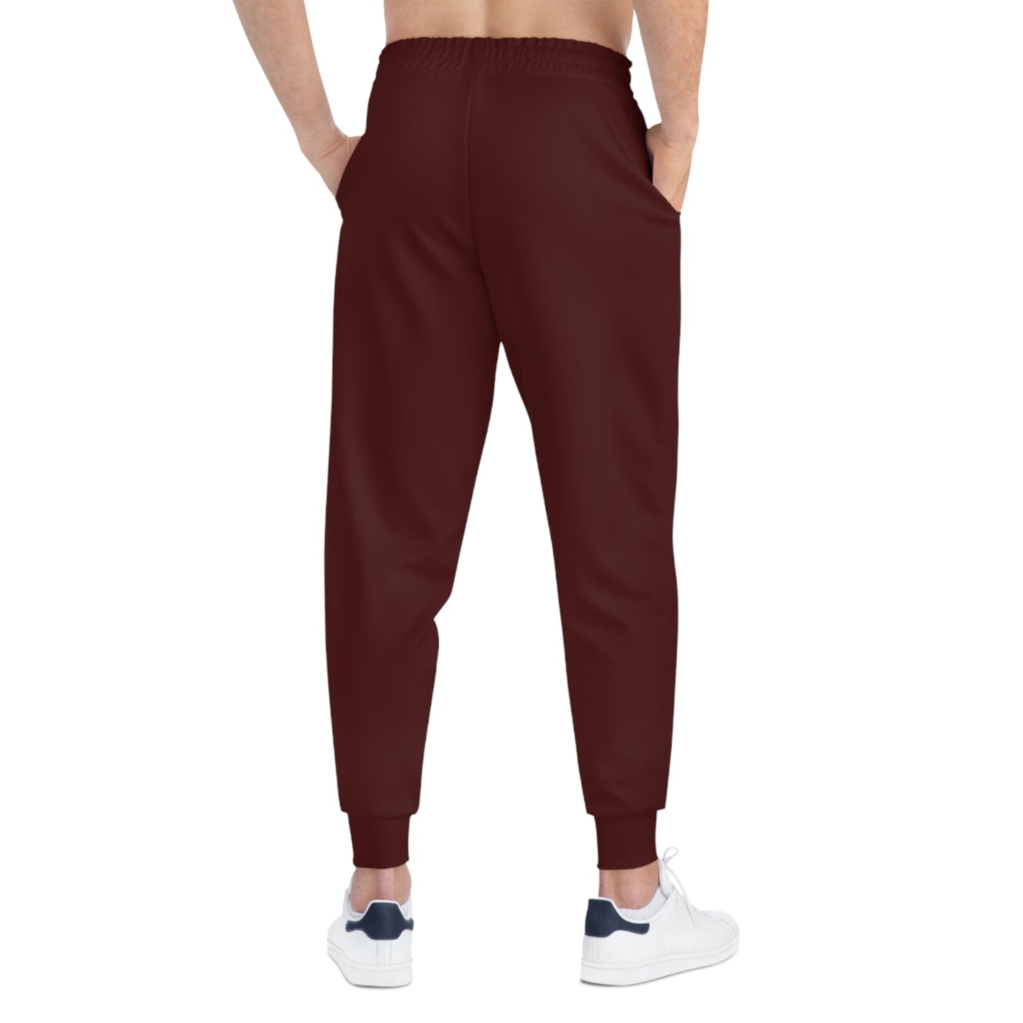 Maroon Men’s Athletic Joggers for Workouts & Casual Wear