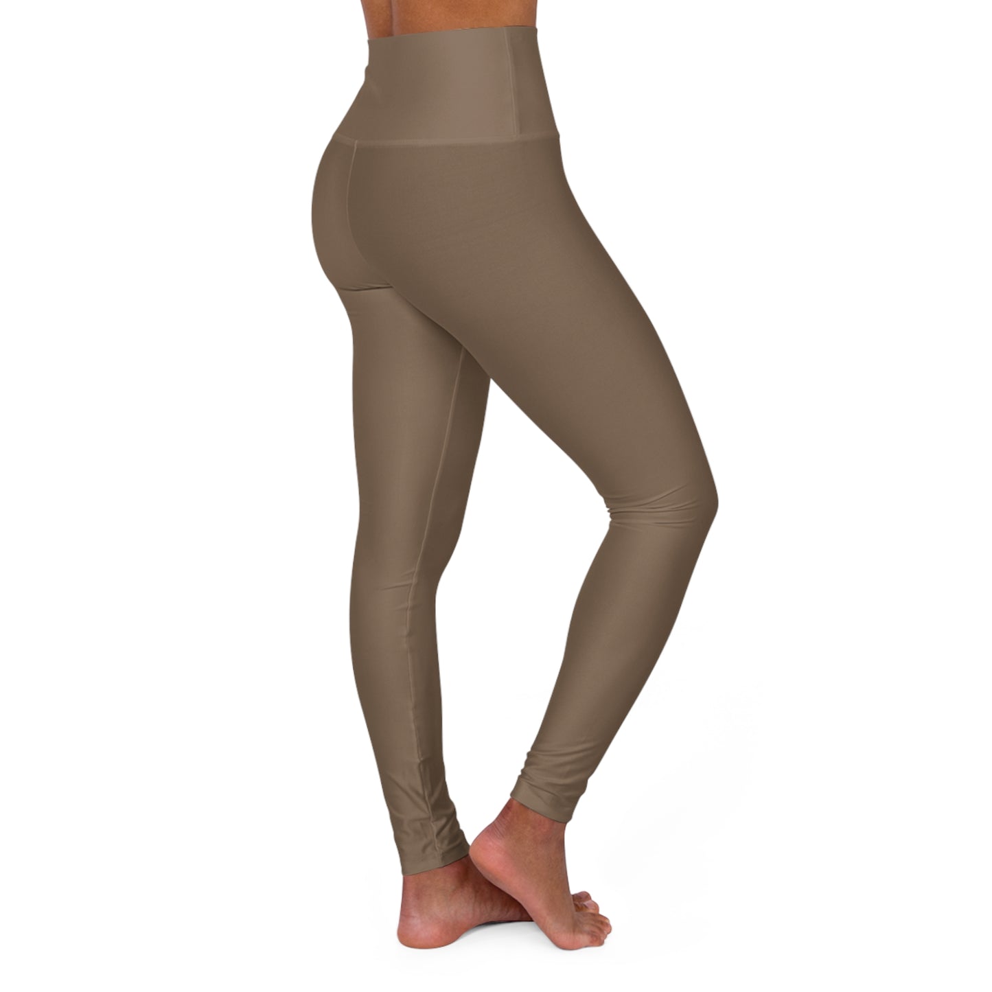 High Waisted Tan Yoga Legging for Women
