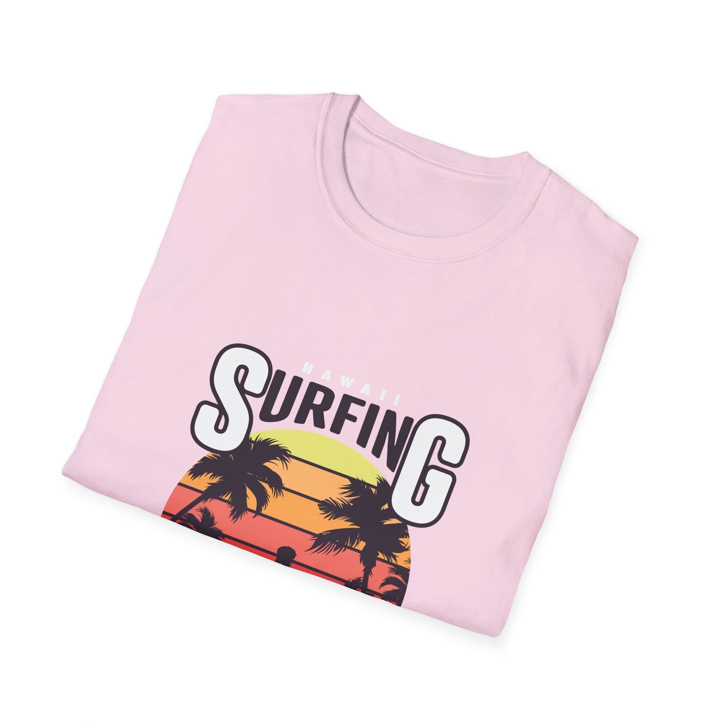 Unisex Surfing Graphic Softstyle T-Shirt
