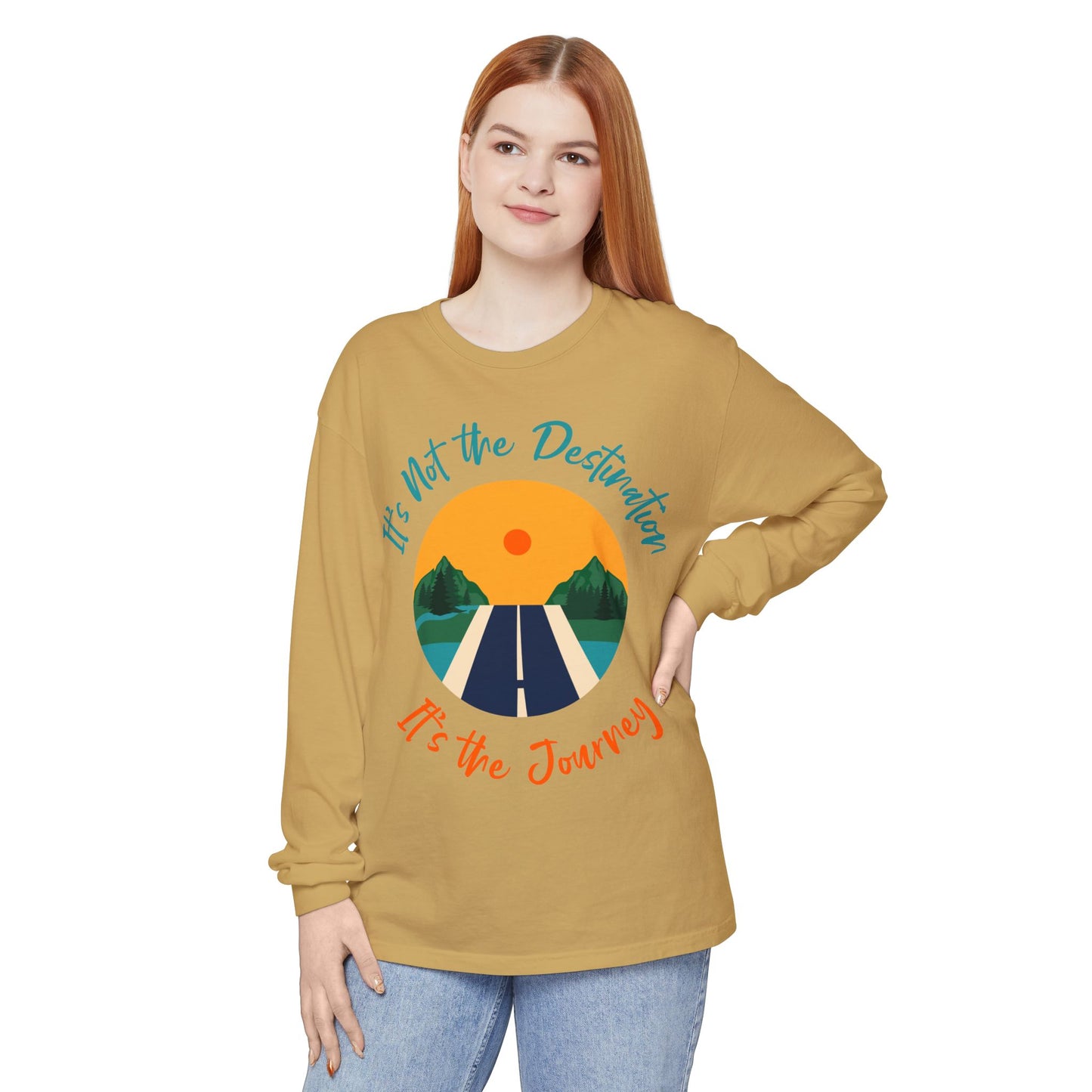 Unisex Garment-dyed Long Sleeve T-Shirt