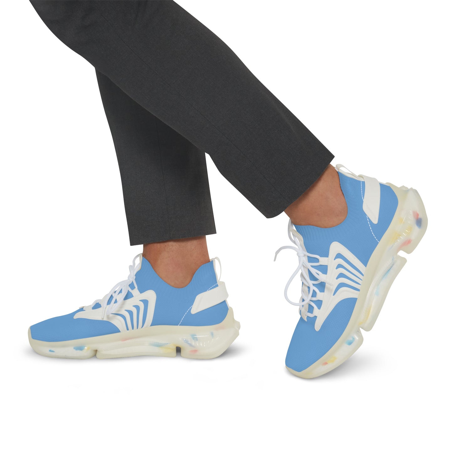 Men’s Blue Mesh Sneakers | Lightweight & Breathable Shoes