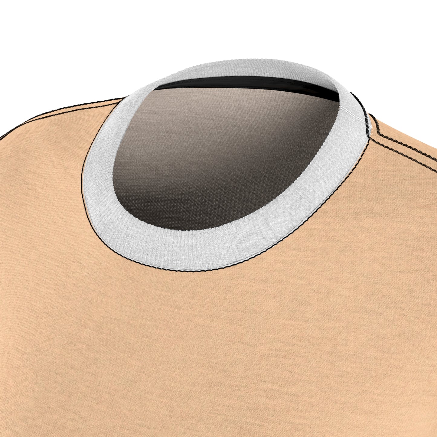 Beige Cut & Sew t-shirt for women