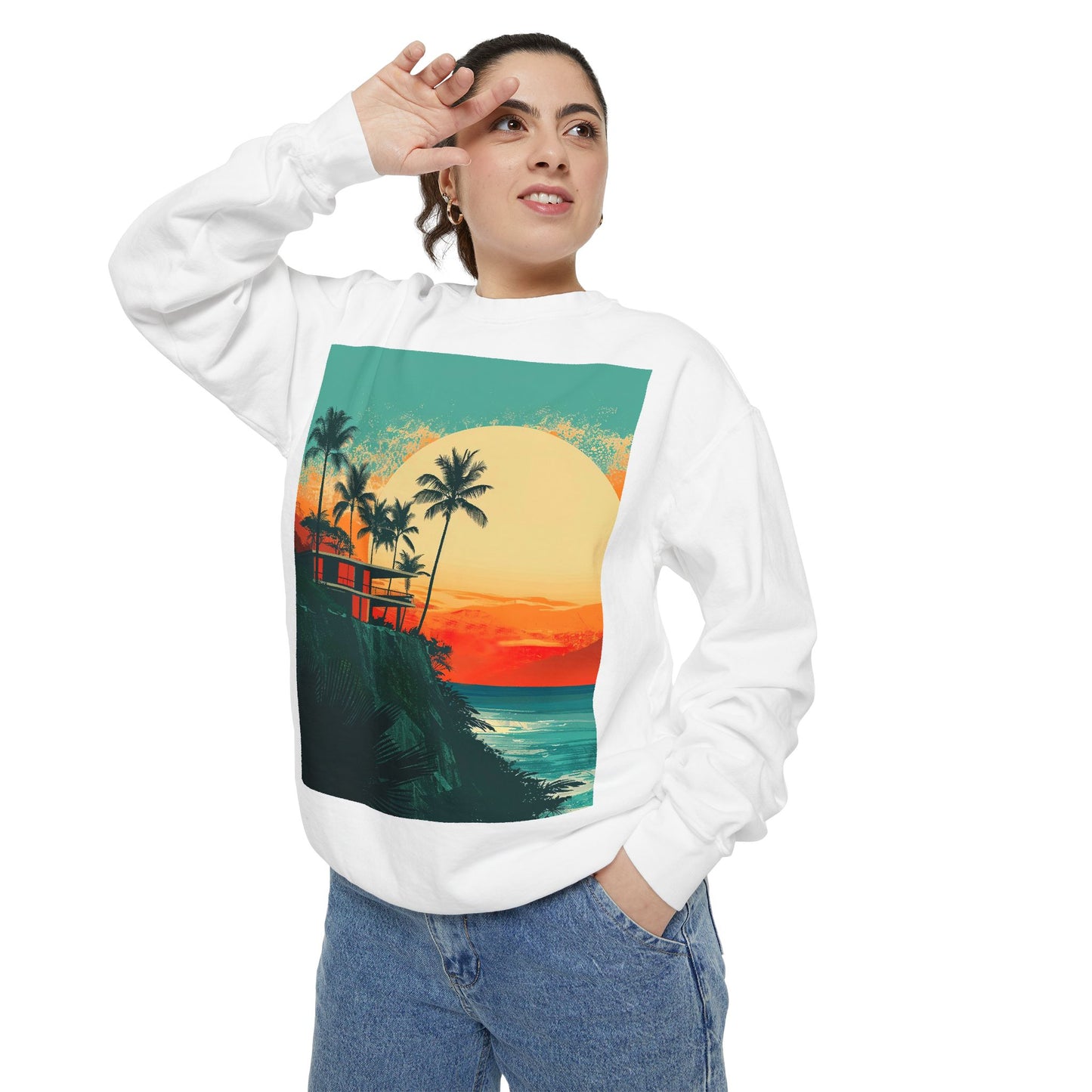 Unisex Garment-Dyed Sweatshirt