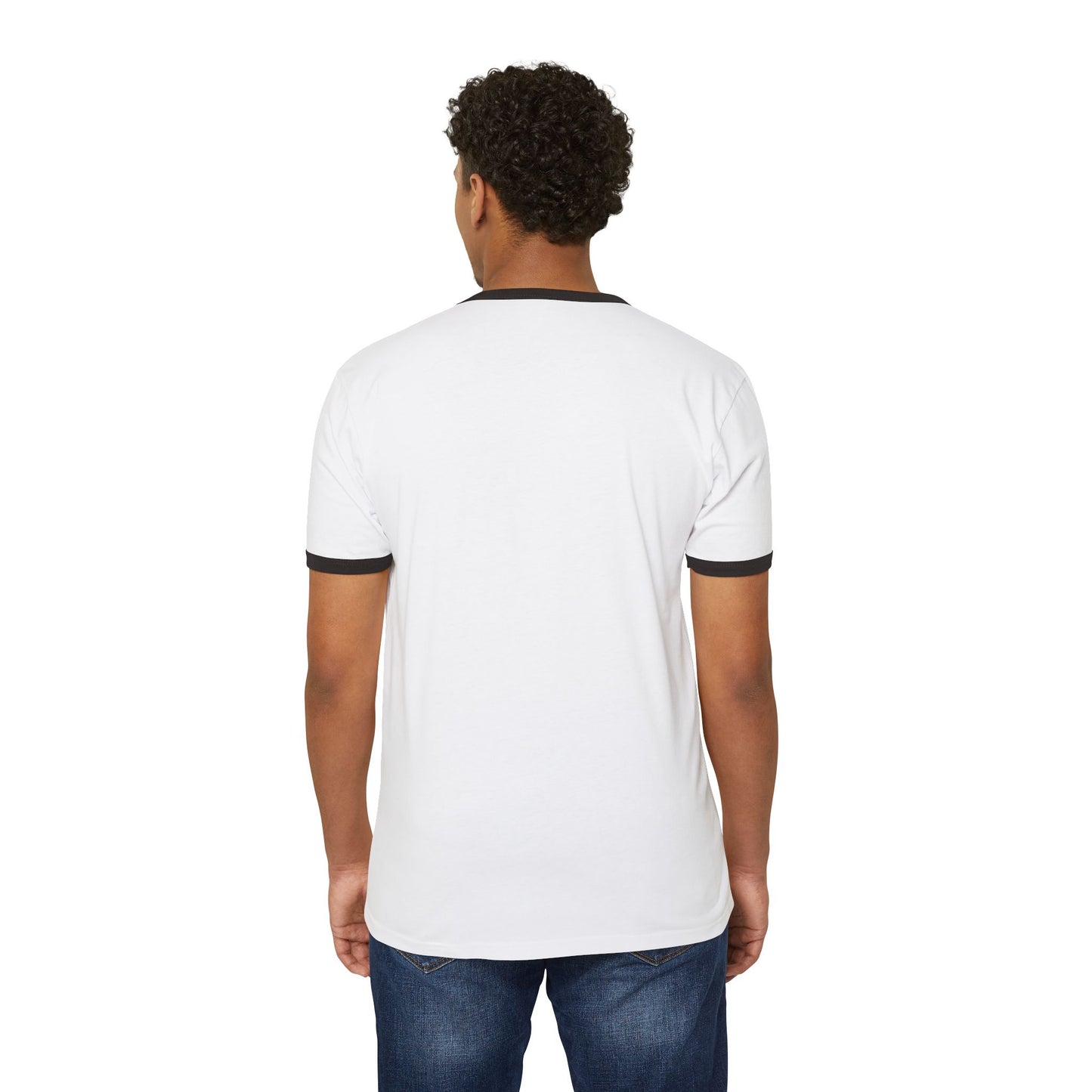 Unisex Cotton Ringer T-Shirt for Retro Casual Style