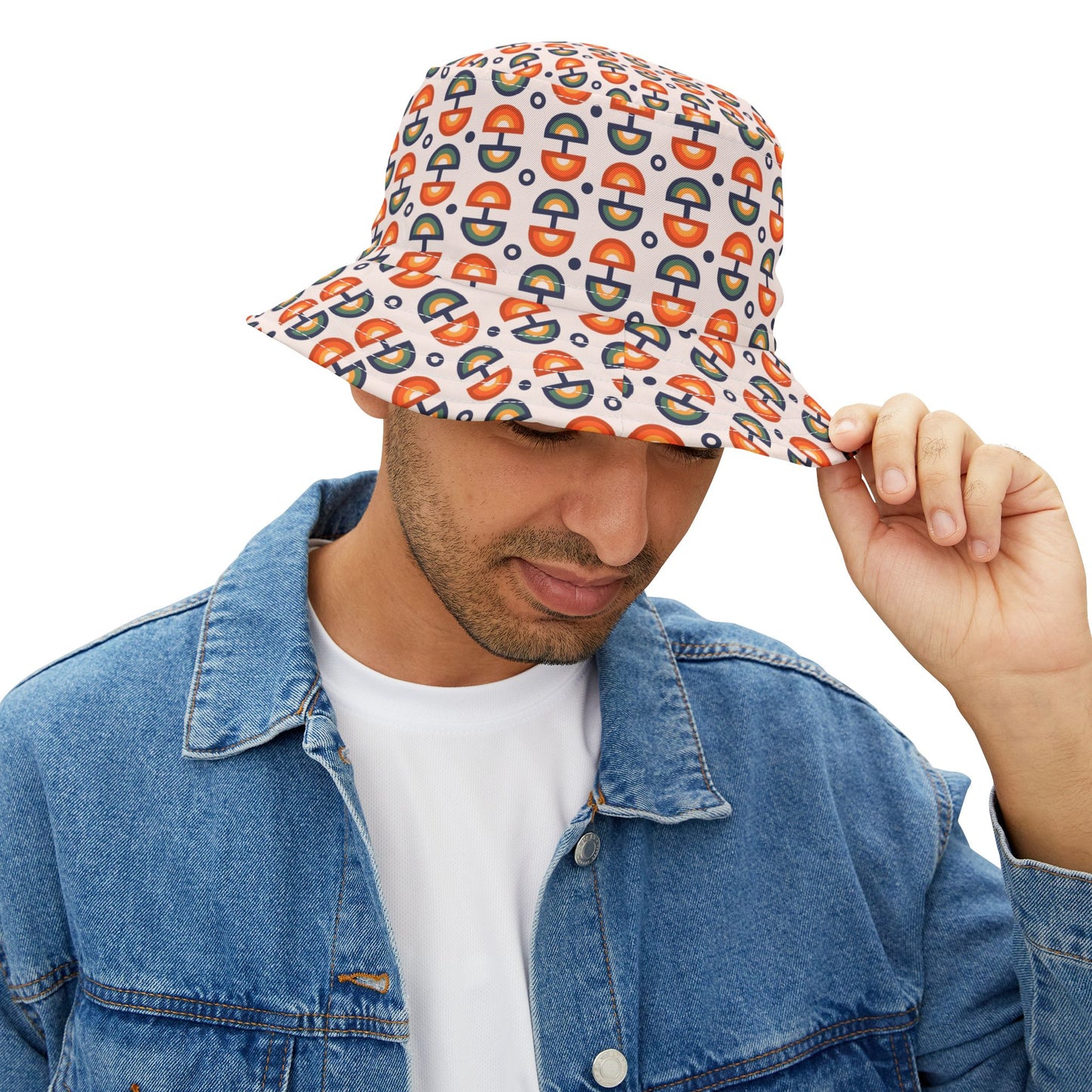 Trendy Multicolor Graphic Bucket Hat