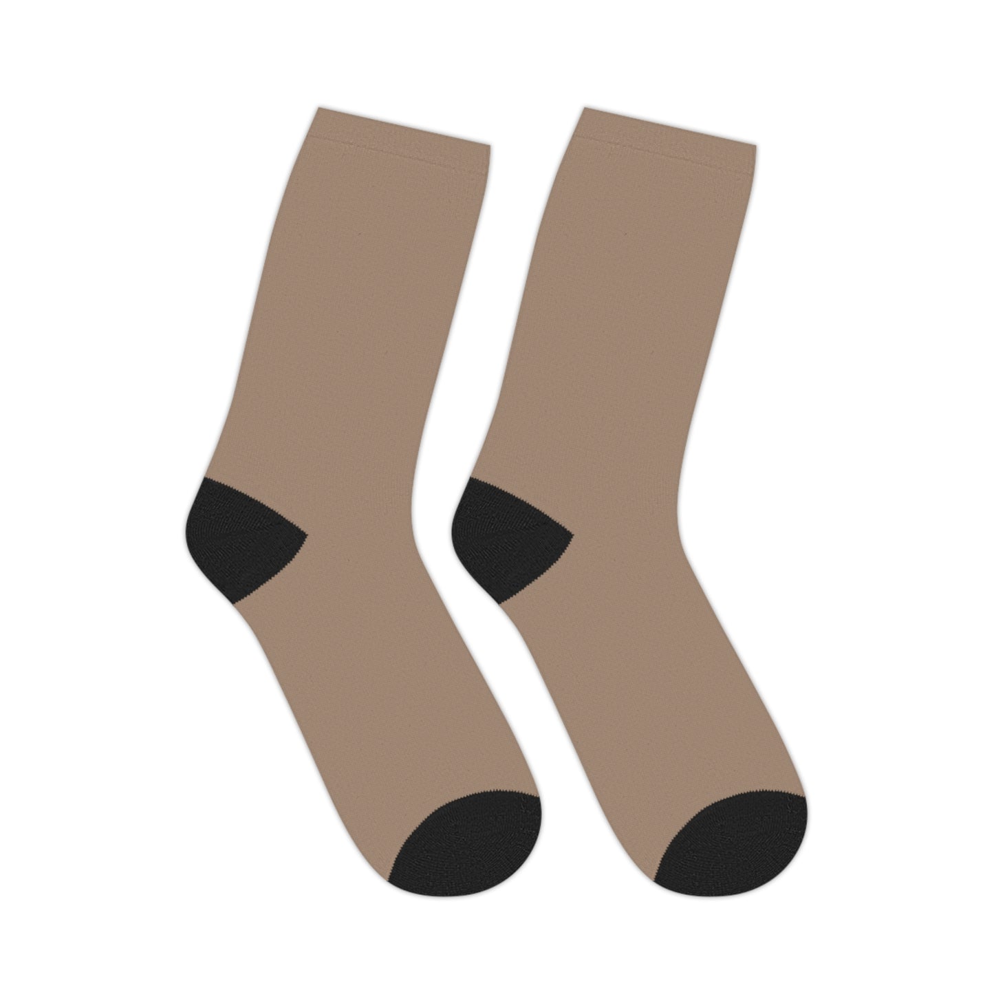 Beige Mid-length Socks
