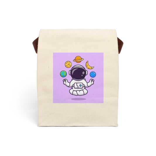 Astronaut Juggling Planets Lunch Tote