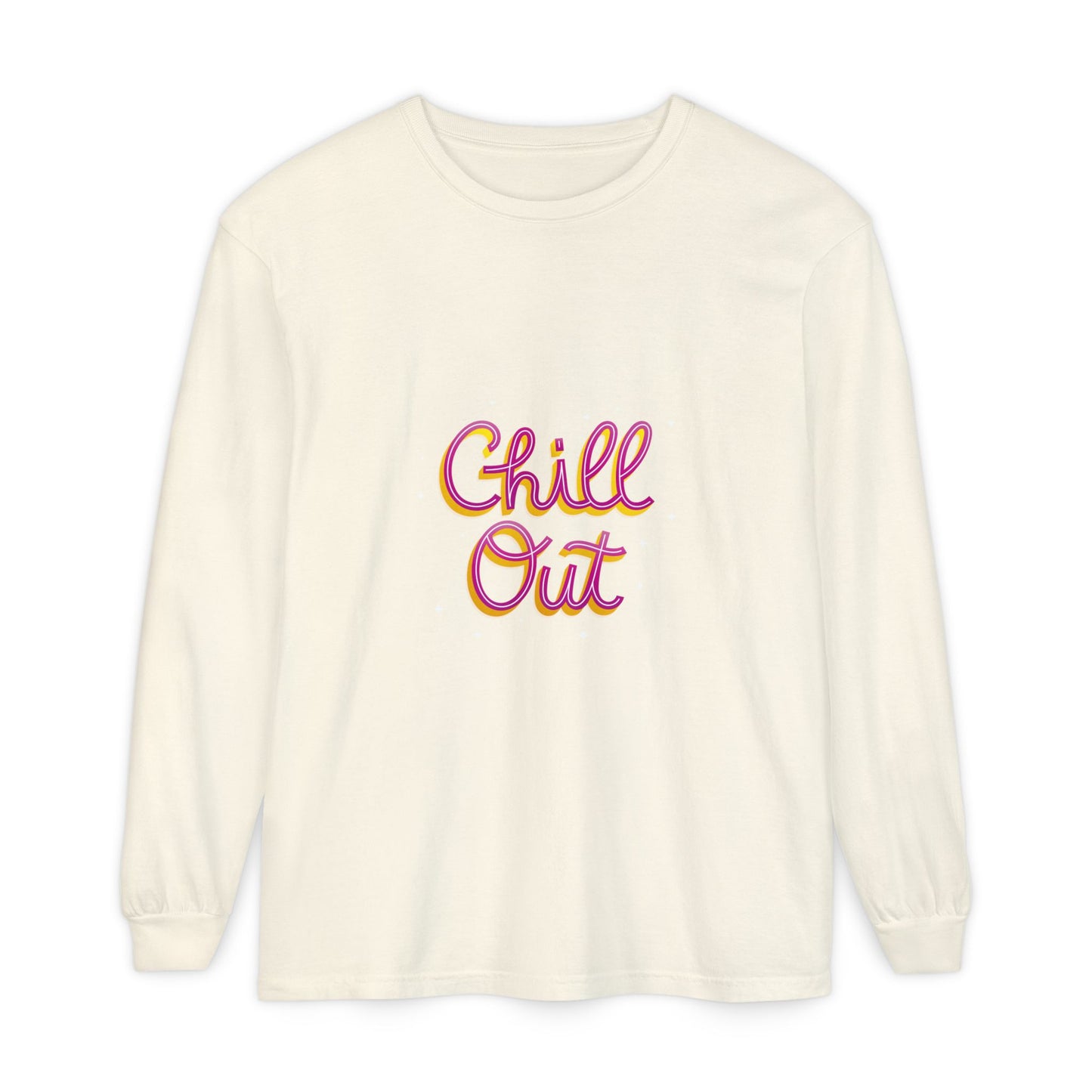 Unisex Garment-dyed Long Sleeve T-Shirt