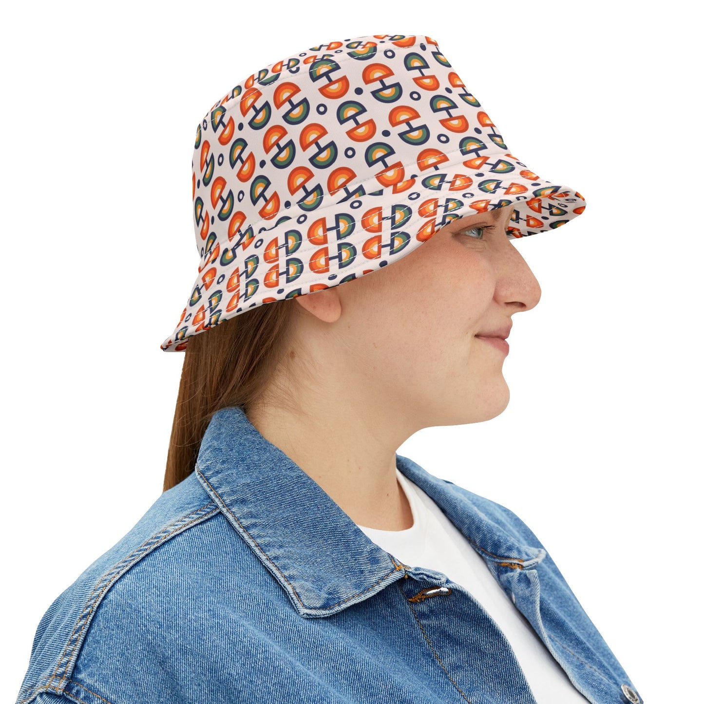 Trendy Multicolor Graphic Bucket Hat