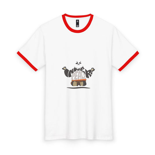 Bear Grill Bear Ringer Unisex T-Shirt Retro Graphic