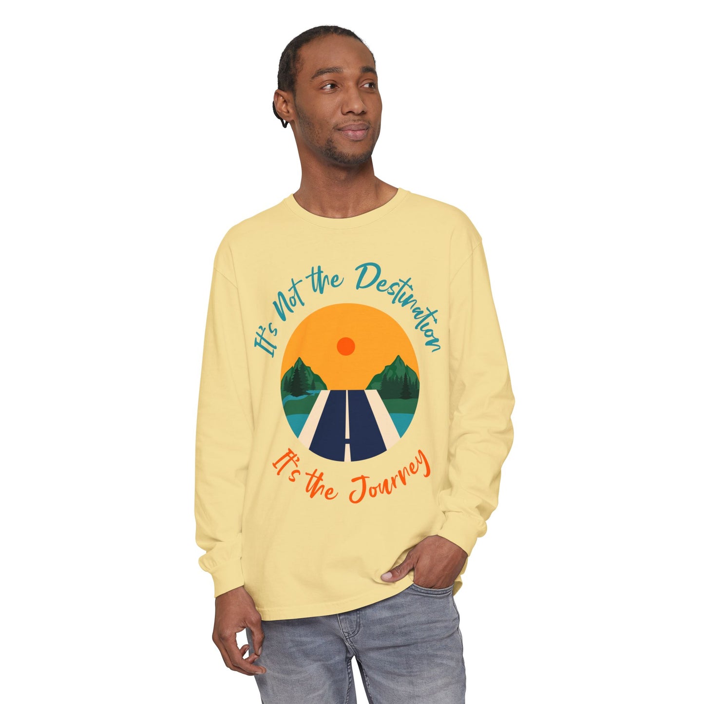 Unisex Garment-dyed Long Sleeve T-Shirt