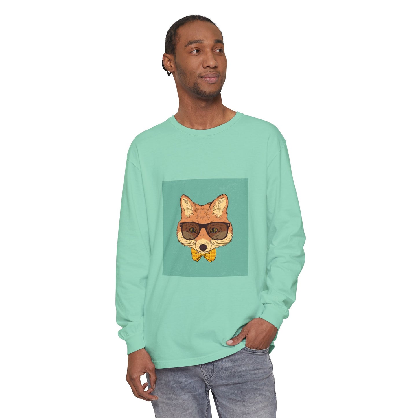 Unisex Garment-dyed Long Sleeve T-Shirt