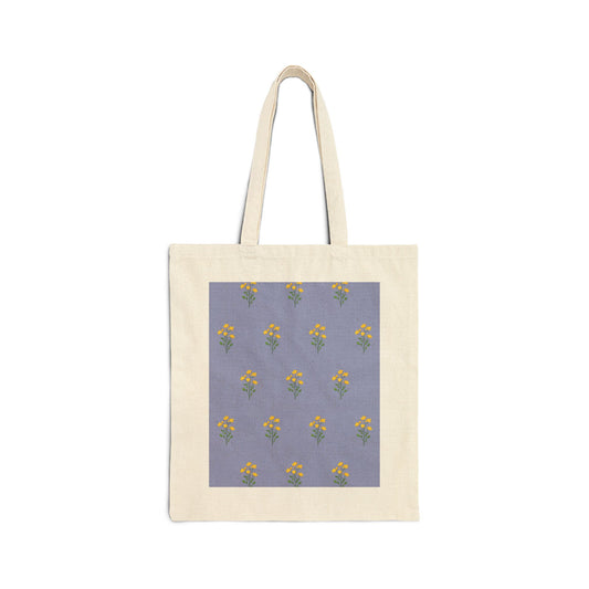 Minimalist Floral Art Tote Bag