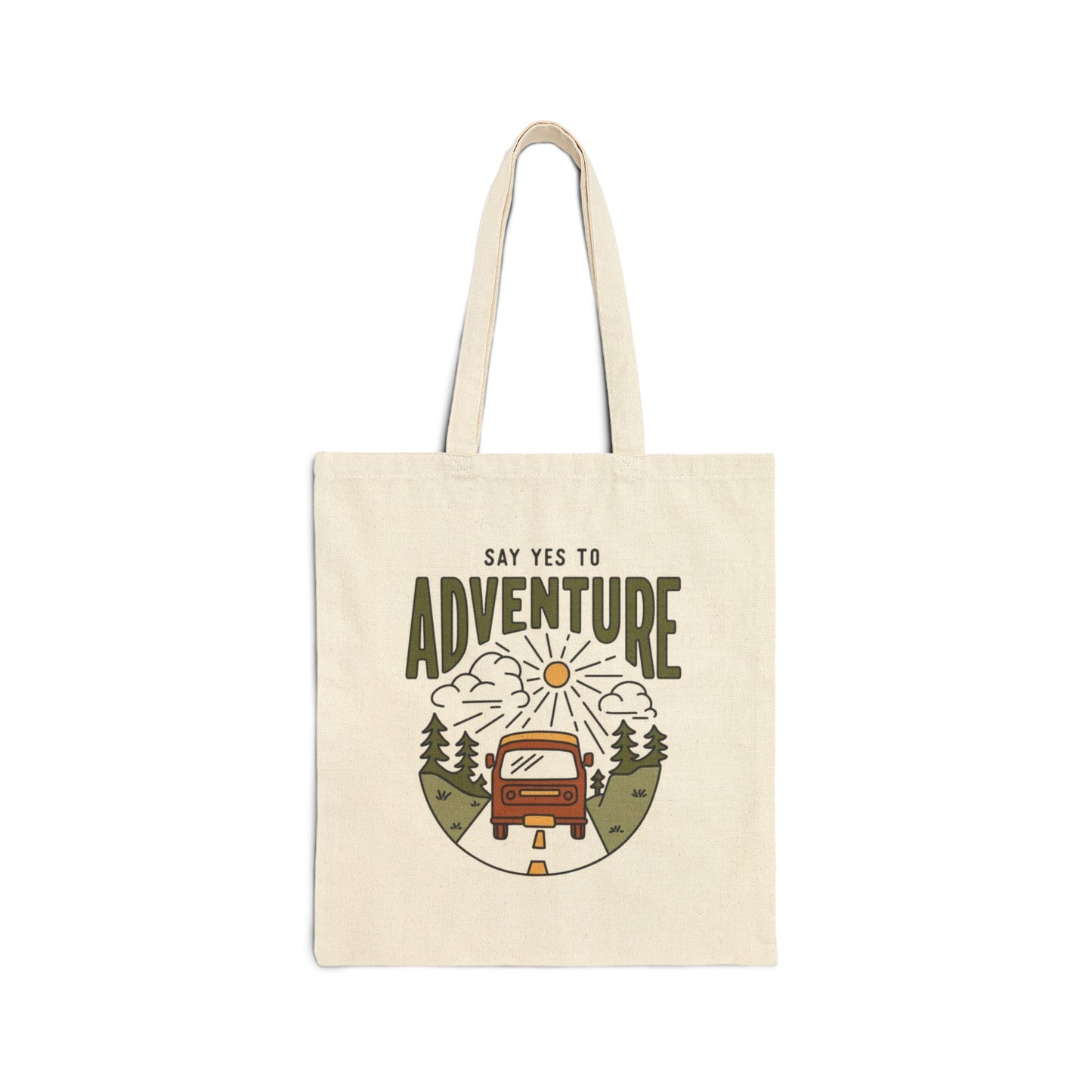 Vintage Adventure Graphic Tote Bag