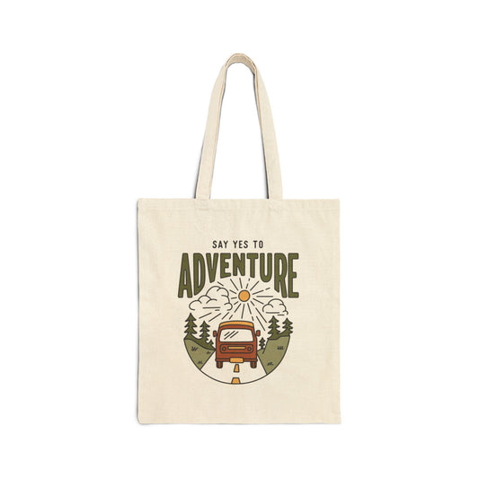 Vintage Adventure Graphic Tote Bag