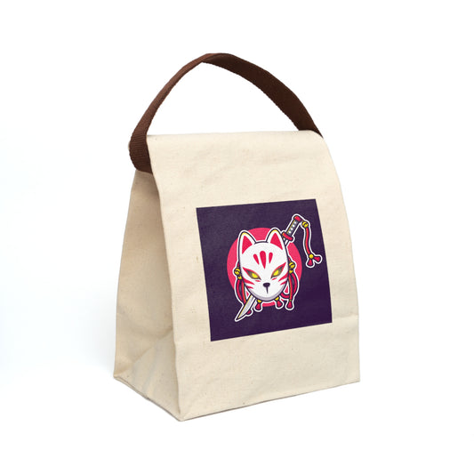 Canvas Lunch Bag With Strap
