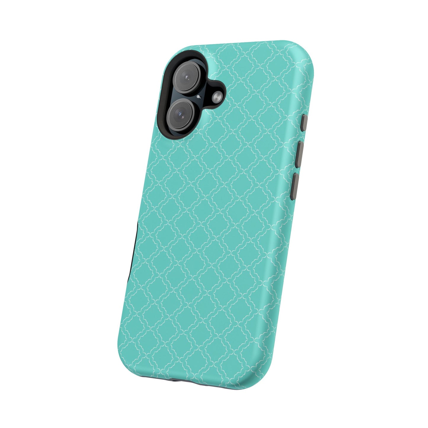 Green Phone Case Geometric Pattern