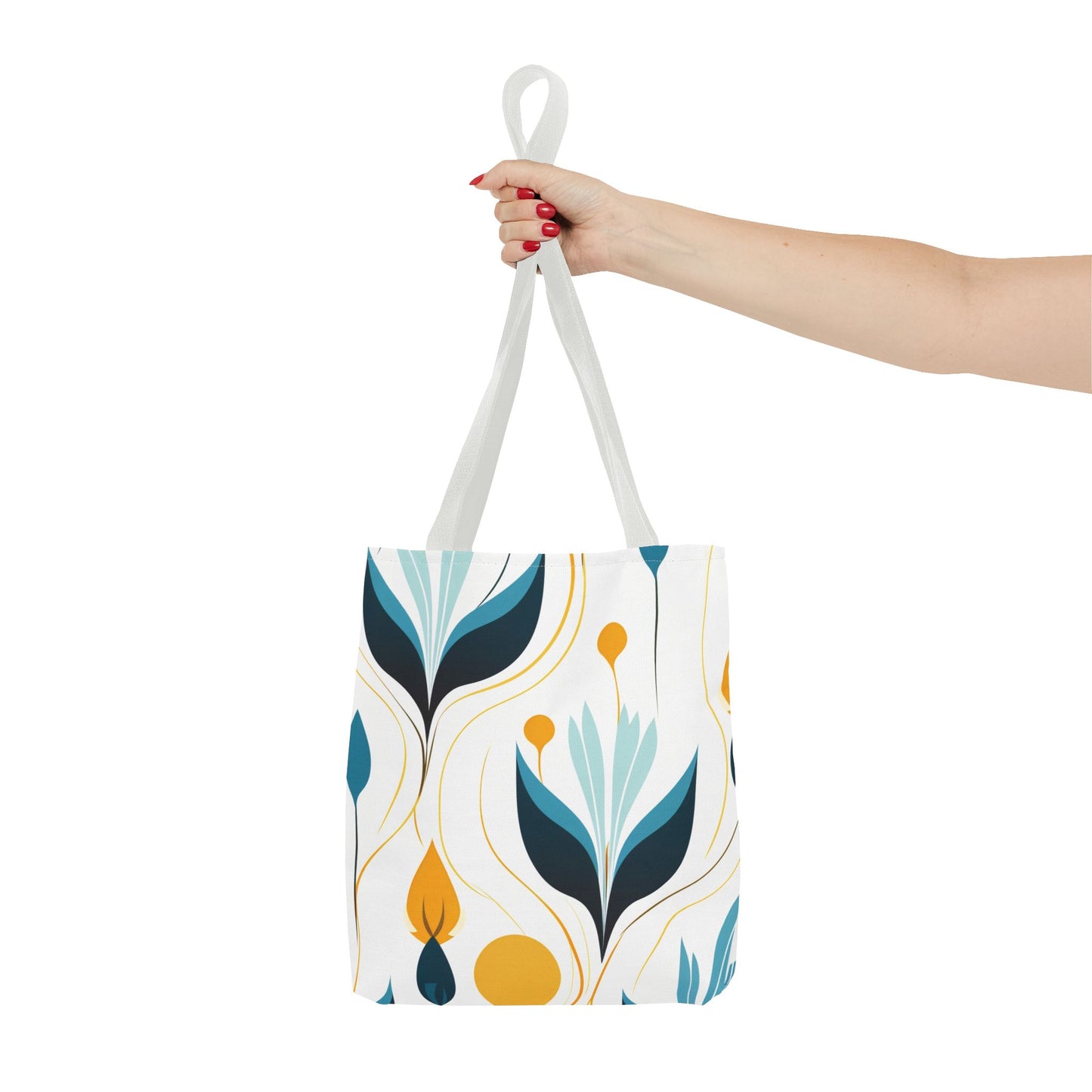 Contemporary Botanical Design Tote Bag