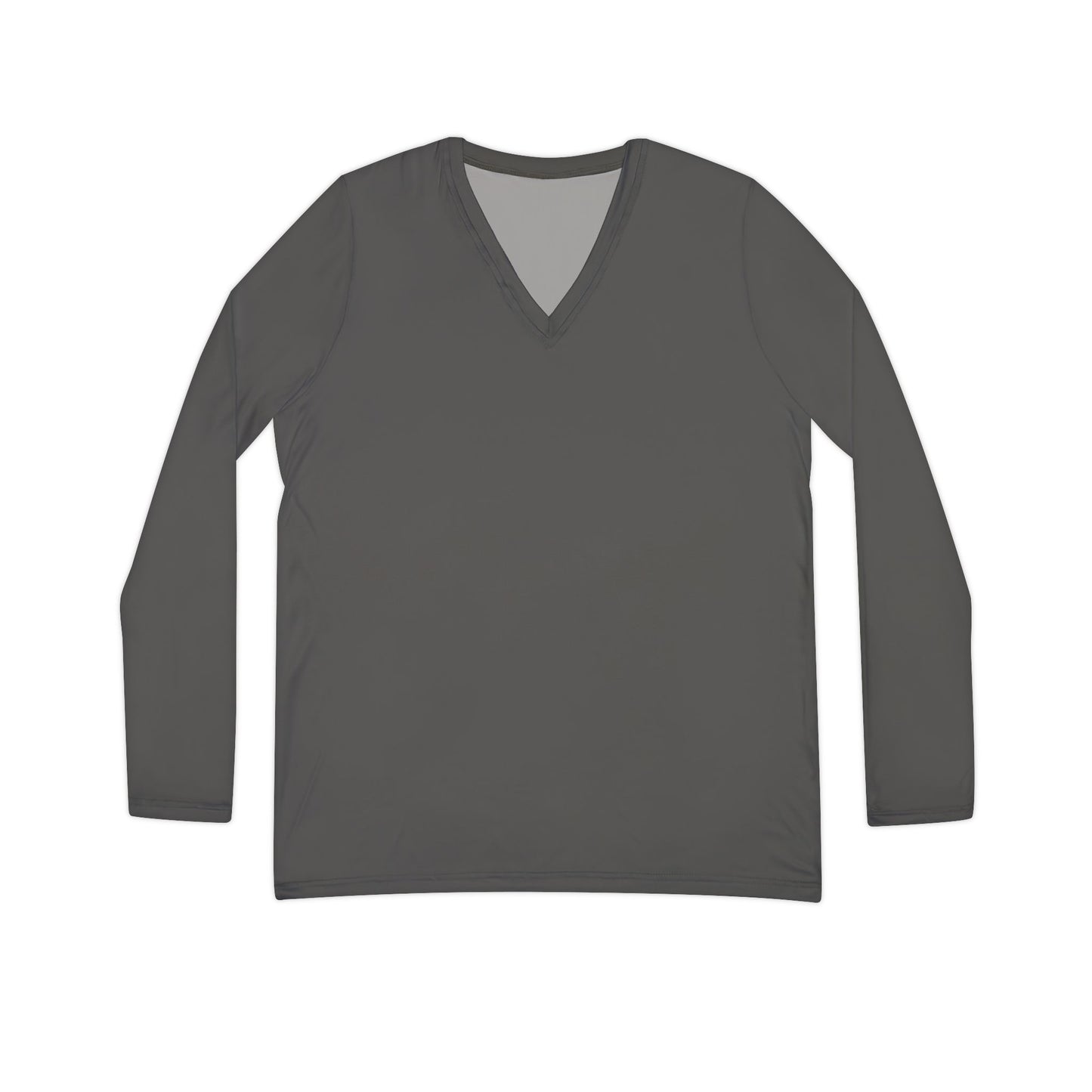 Chic Women's Long Sleeve V-Neck Shirt Casual Layering Top