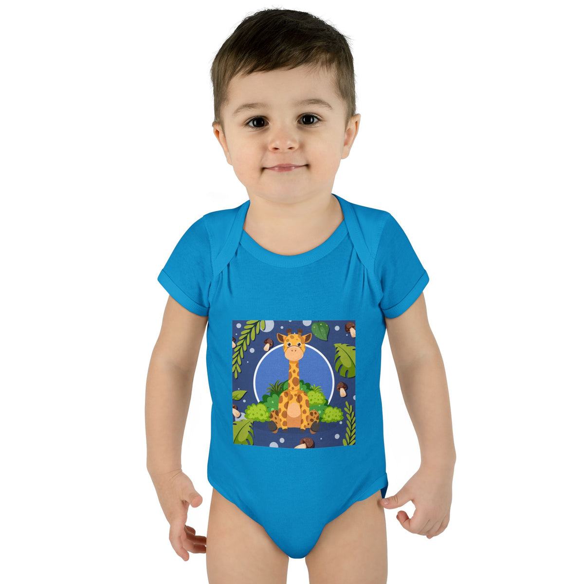 Adorable Giraffe Art Infant Romper