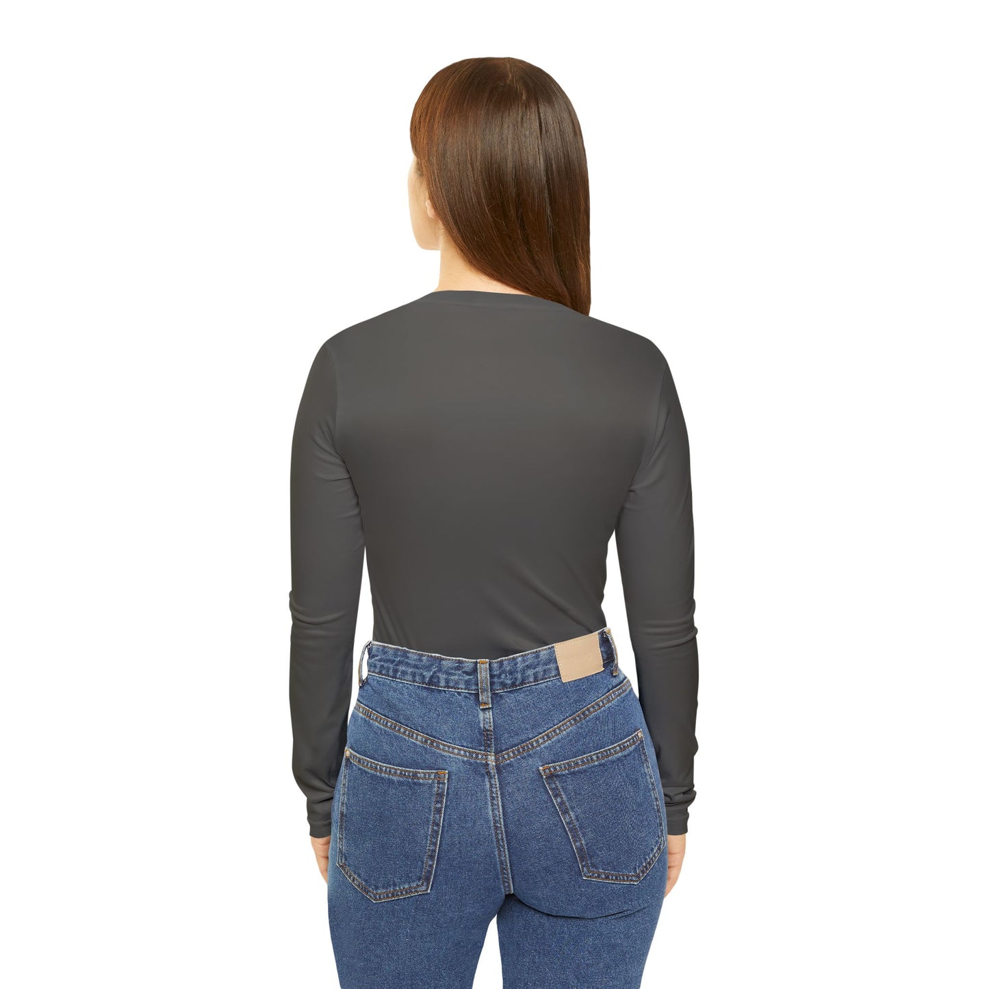 Chic Women's Long Sleeve V-Neck Shirt Casual Layering Top