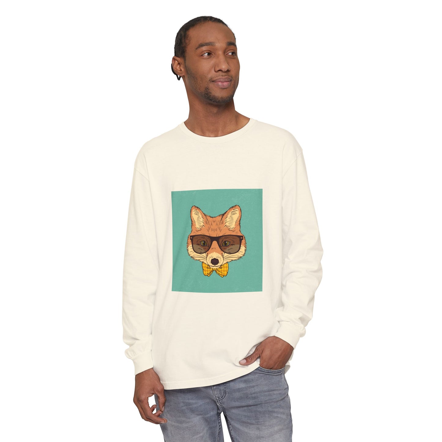 Unisex Garment-dyed Long Sleeve T-Shirt