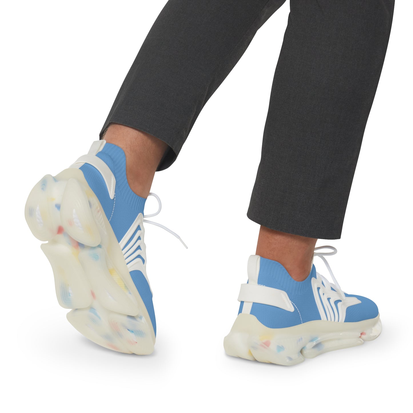 Men’s Blue Mesh Sneakers | Lightweight & Breathable Shoes