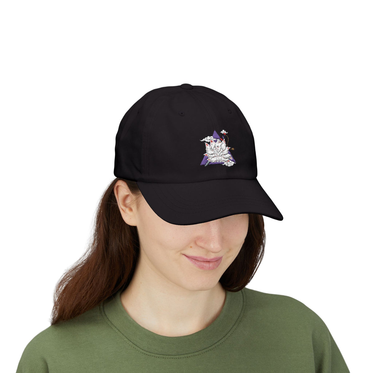 Unisex Casual Beige Cap with Artistic Star Design
