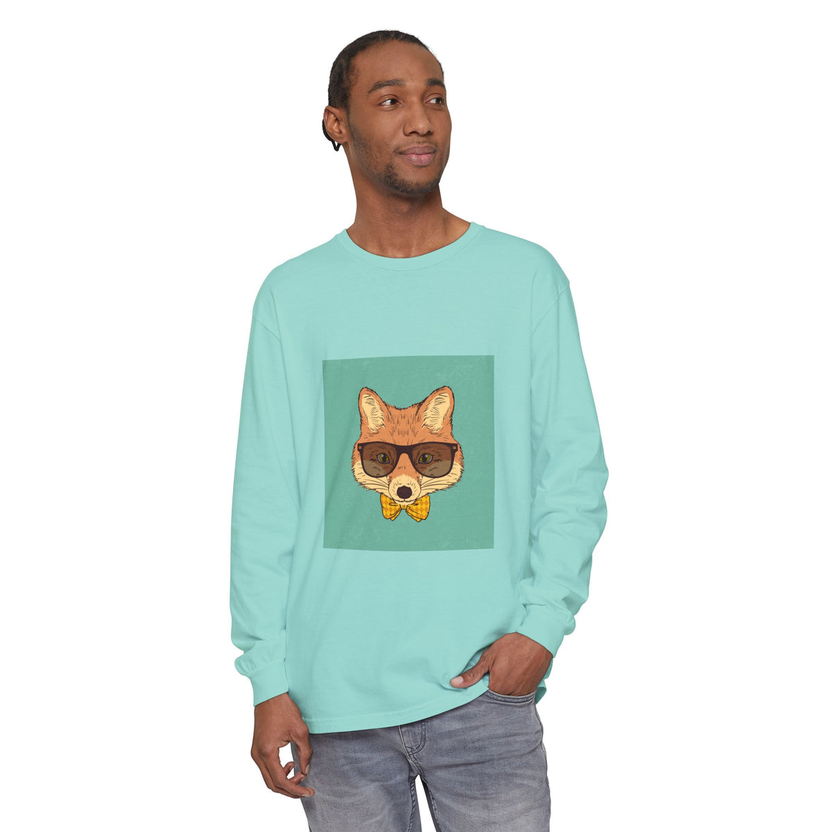 Unisex Garment-dyed Long Sleeve T-Shirt