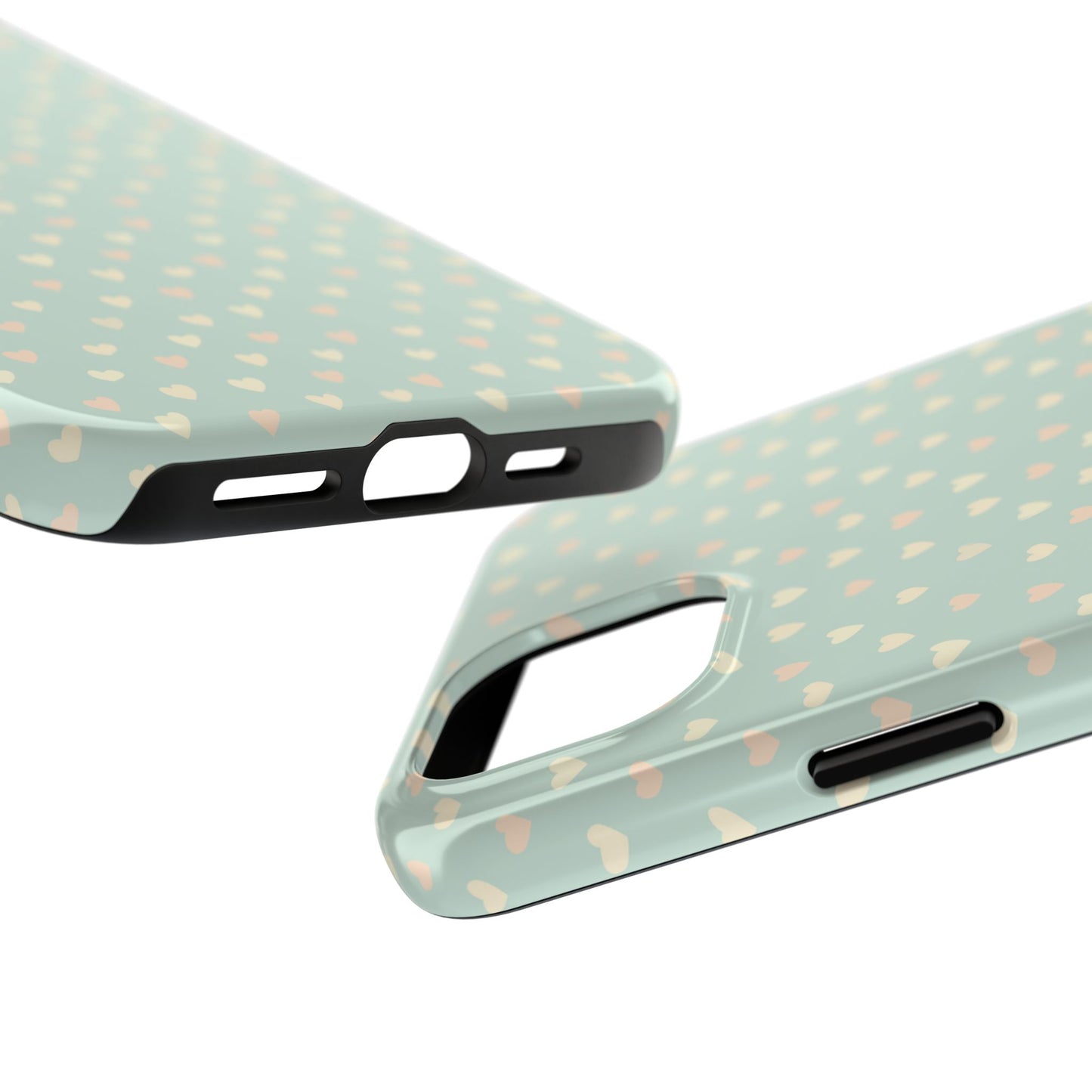 Phone Case With Heart Pattern
