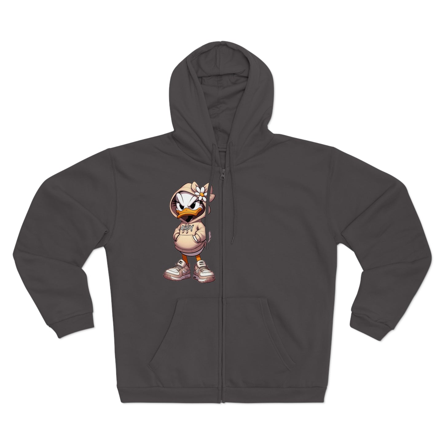Streetwear Zip Hoodie for Women Trendy Casual Zip-Up Hoodie
