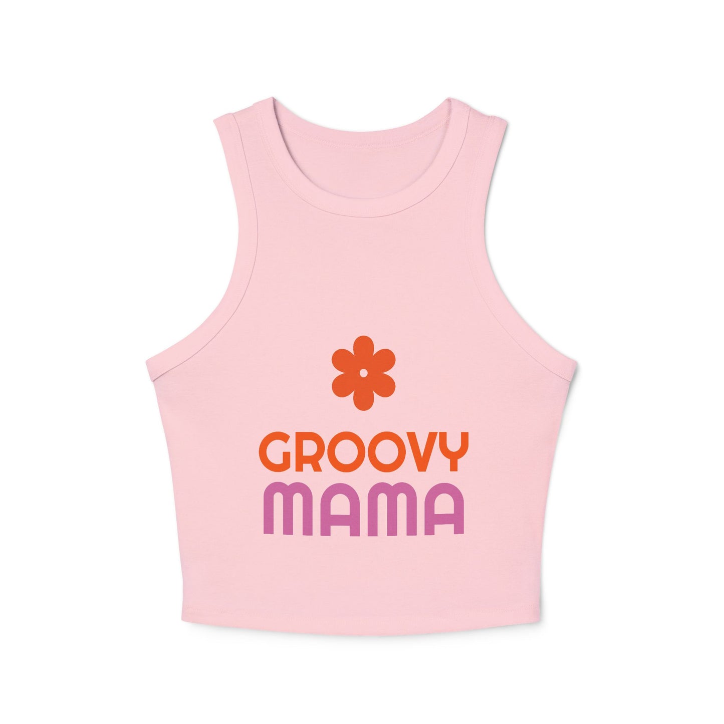 Groovy Mama Racer Tank – Trendy Summer Top