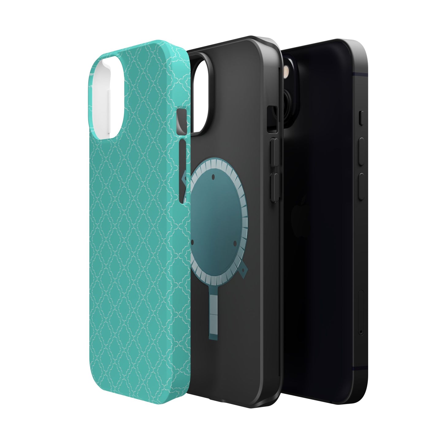 Green Phone Case Geometric Pattern