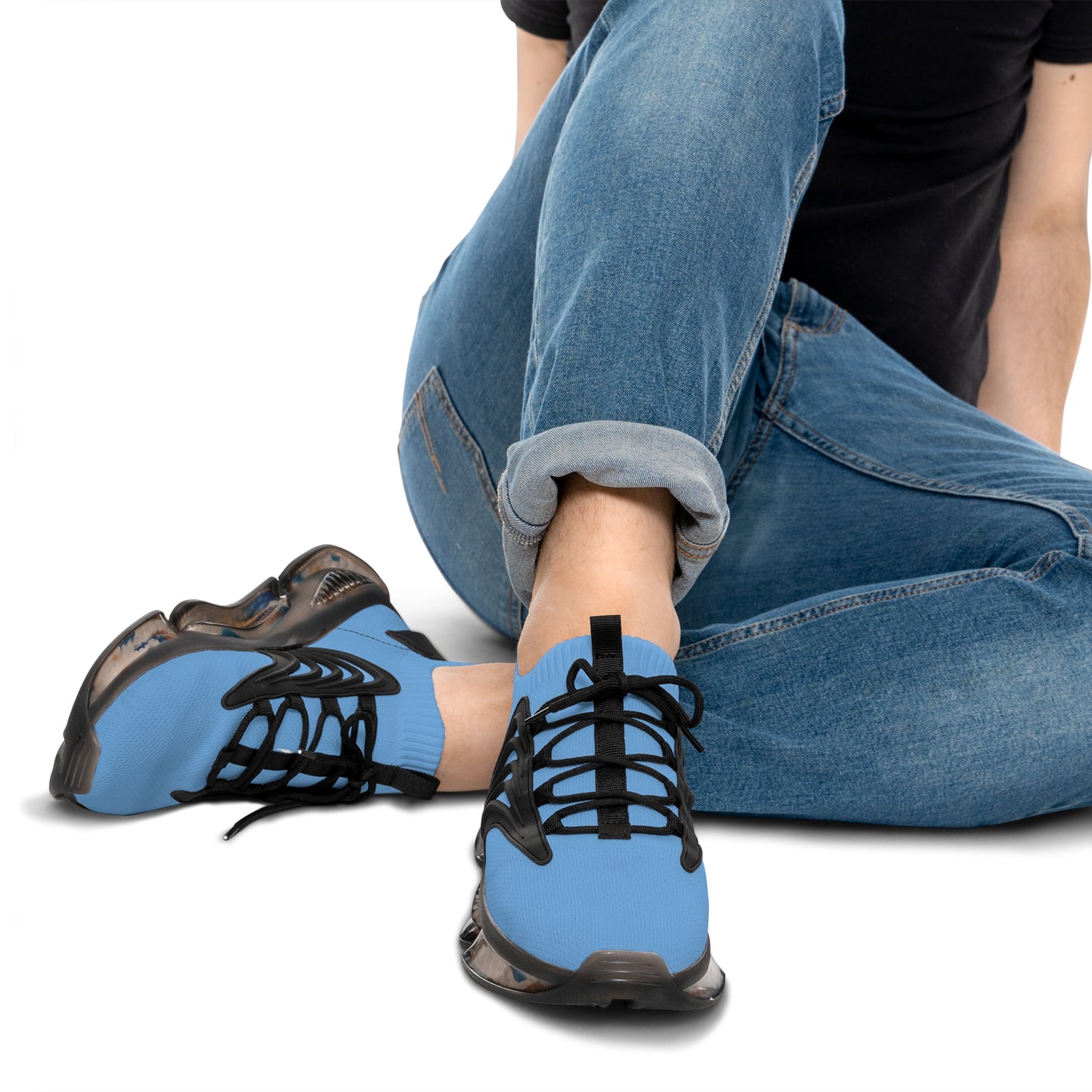 Men’s Blue Mesh Sneakers | Lightweight & Breathable Shoes