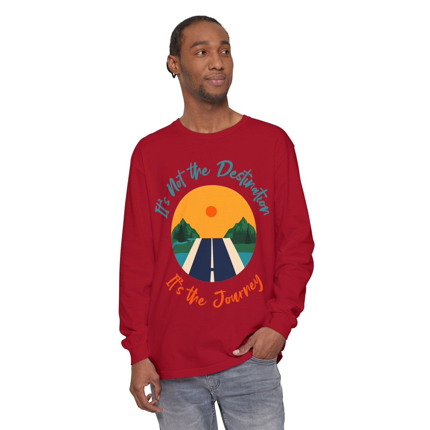 Unisex Garment-dyed Long Sleeve T-Shirt
