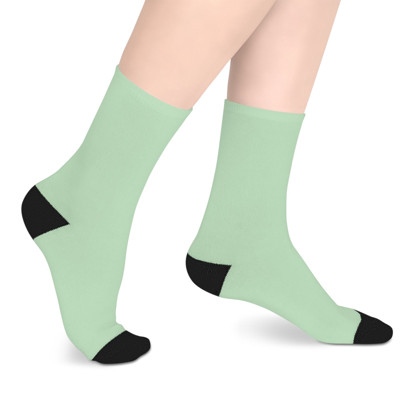 Light green Mid-length Socks