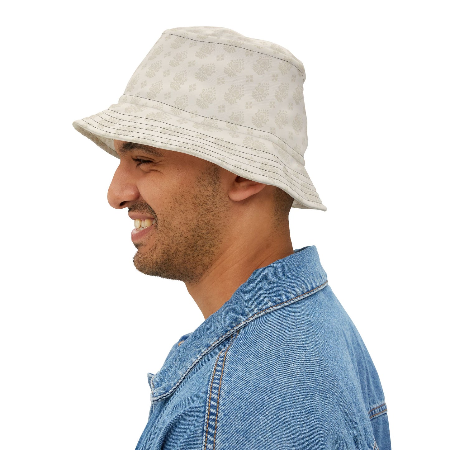Classic Soft Cotton Bucket Hat for Women  Everyday Casual Printed Bucket Hat