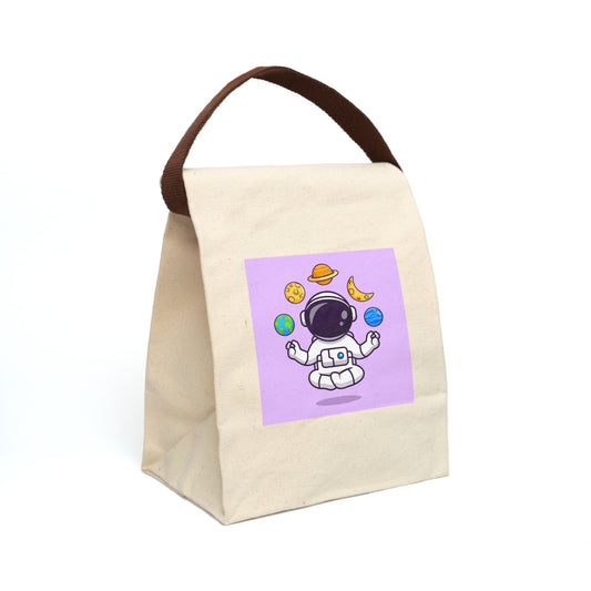 Canvas Lunch Bag With Strap