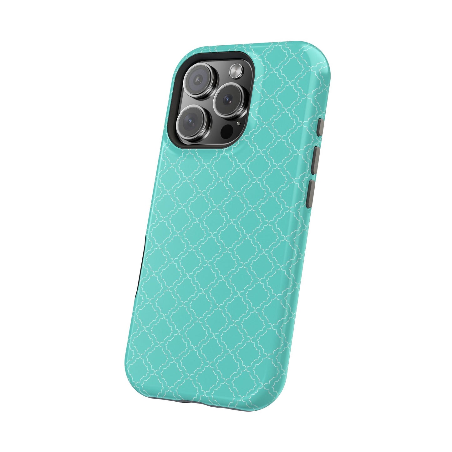 Green Phone Case Geometric Pattern