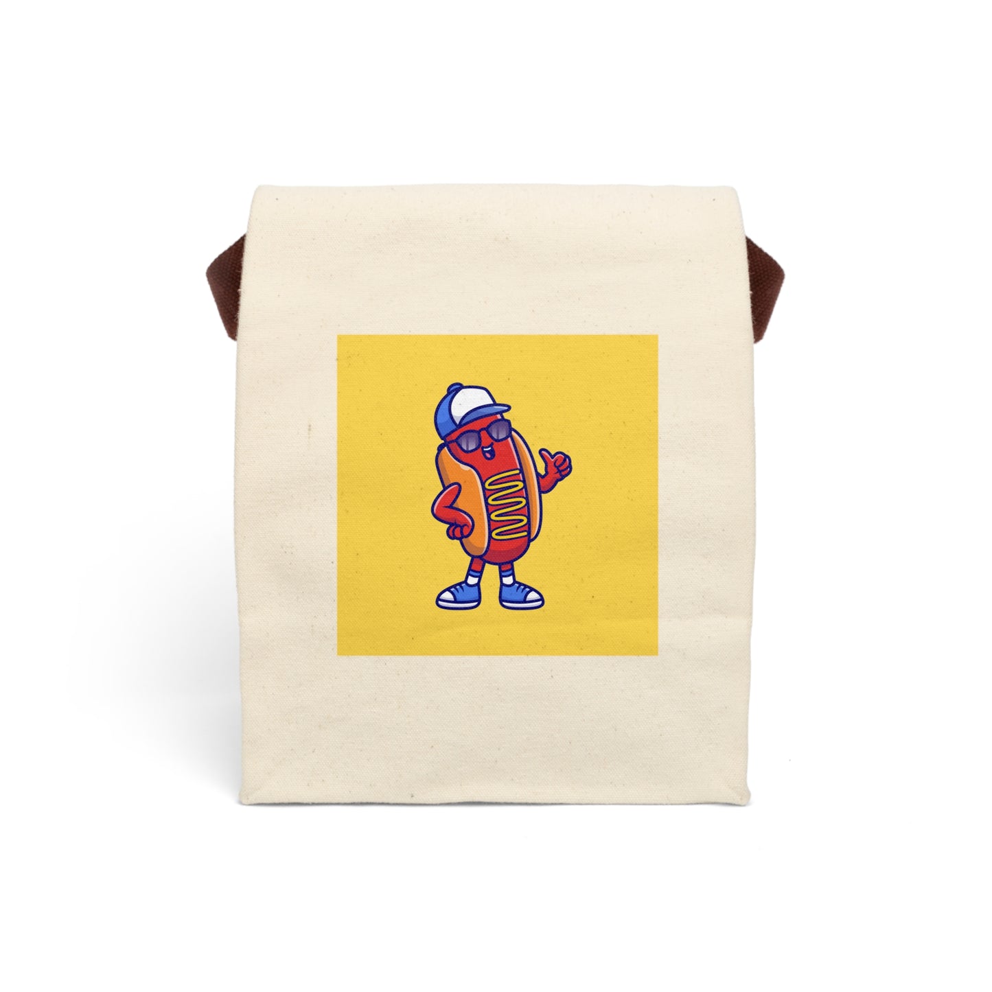 Canvas Lunch Bag With Strap