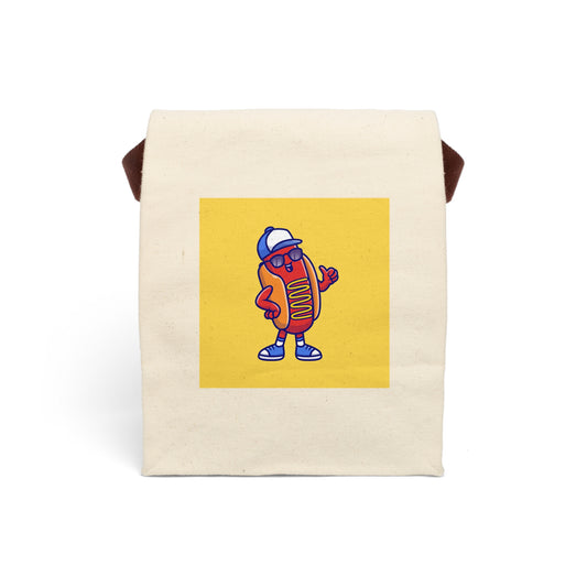 Canvas Lunch Bag With Strap
