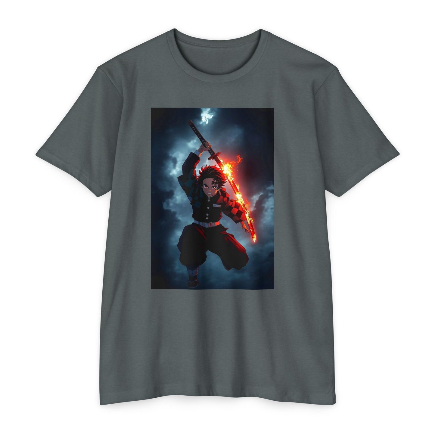 Kamado Tanjiro Men’s T-Shirt | Demon Slayer Anime Graphic Tee