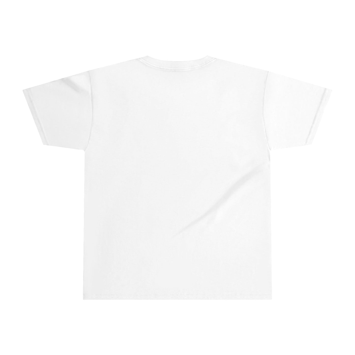 Youth Ultra White Cotton t-shirt with a cartoon cat design