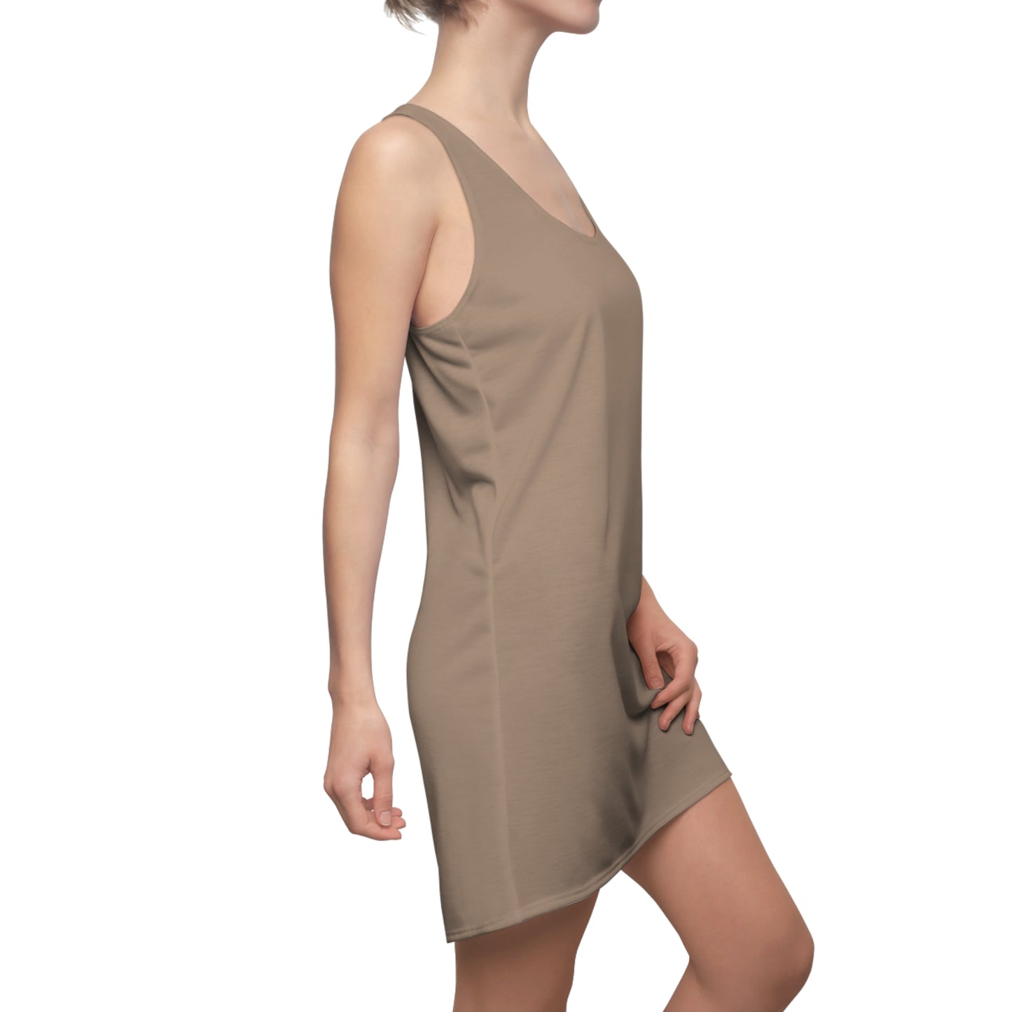 Chic Women’s Racerback Dress – Casual Summer & Beachwear