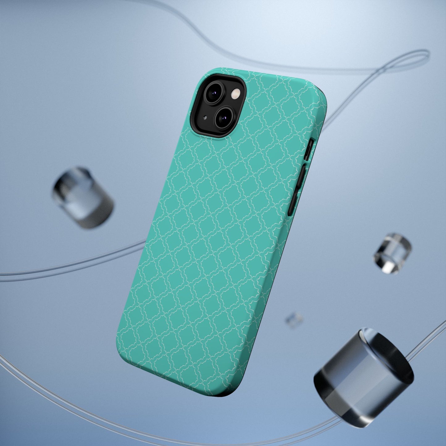 Green Phone Case Geometric Pattern