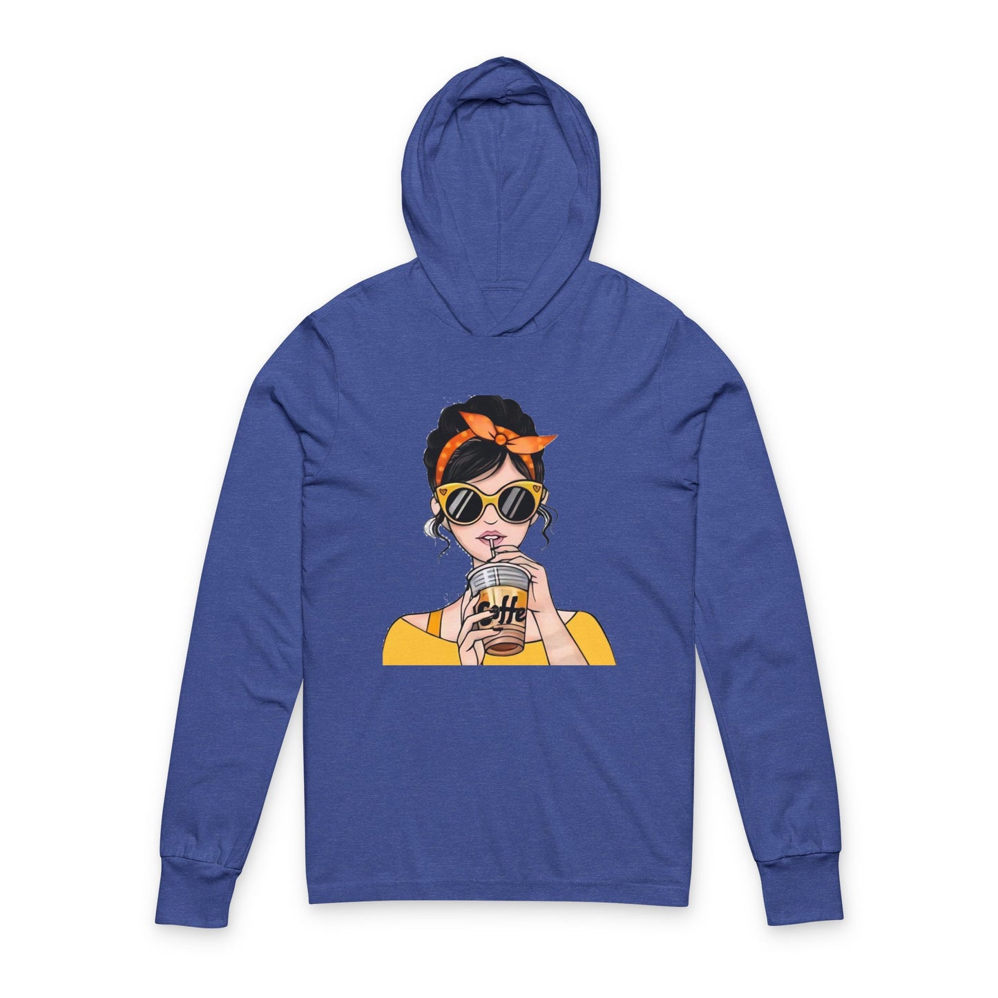 Hooded Long Sleeve Tee for Unisex | Casual Streetwear Top