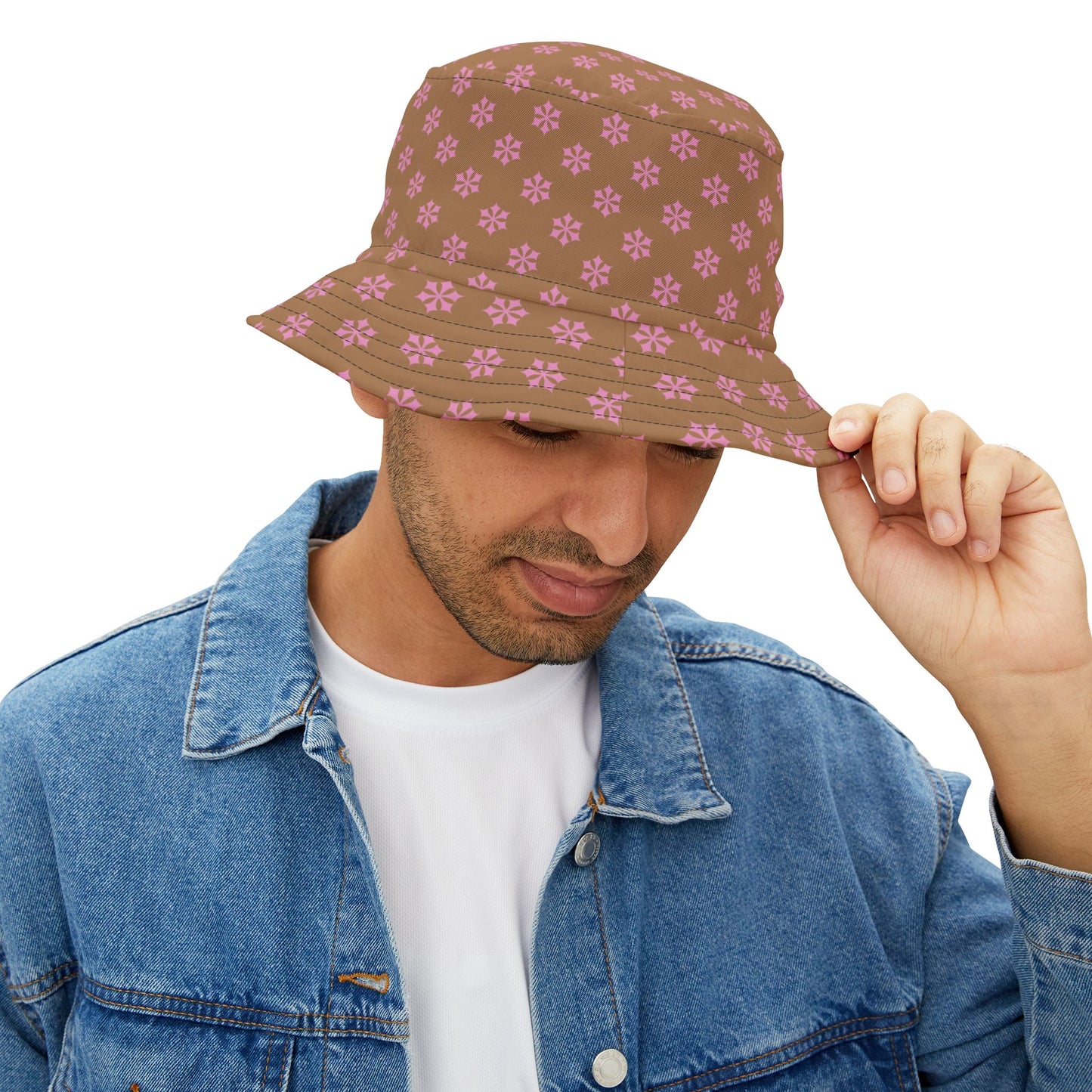 Vintage-Inspired Floral Bucket Hat – Lightweight Cotton