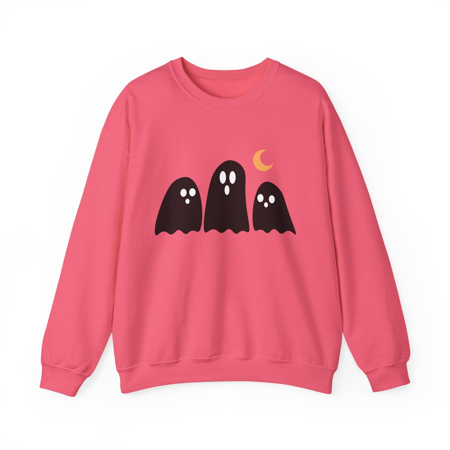 Kawaii Ghost Halloween Unisex Crewneck Sweatshirt